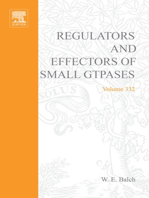 cover image of Regulators and Effectors of Small GTPases, Part F